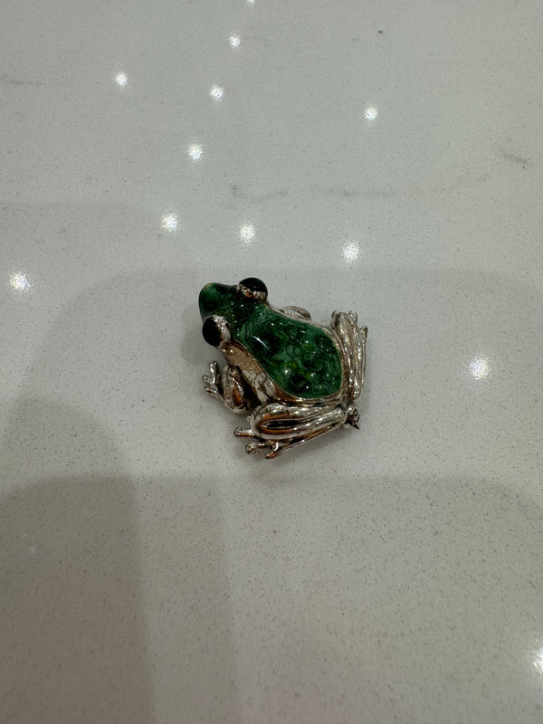 Sterling silver Frog