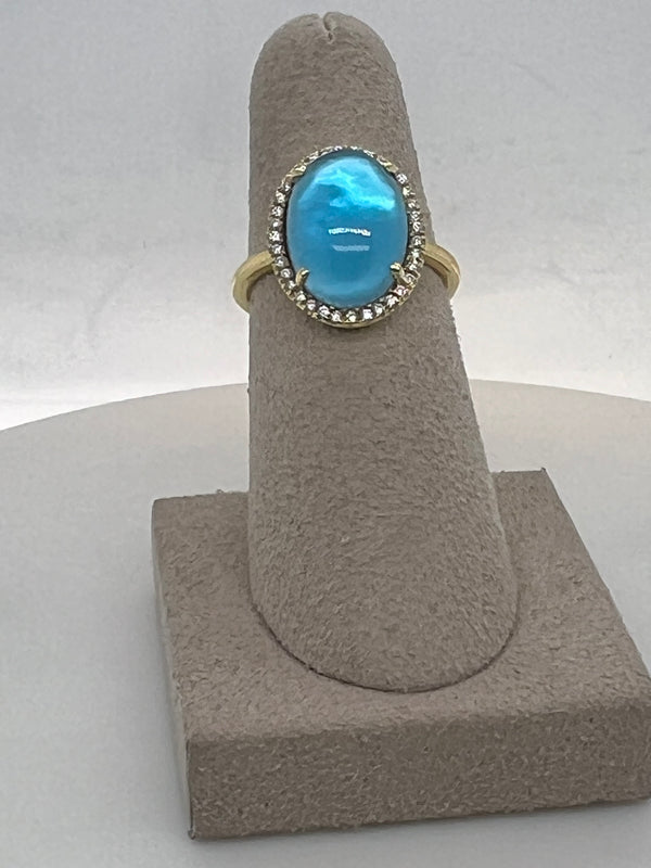 Blue Topaz Ring