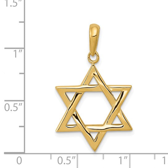 14K gold star of David