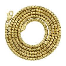 14KT Gold Thin Box Chain, 16"