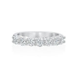 14KT White Gold Lab-Grown Diamond Wedding Band 1.20ct. total weight.