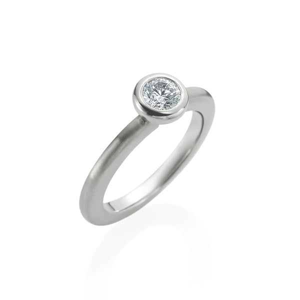 Platinum and Diamond Ring