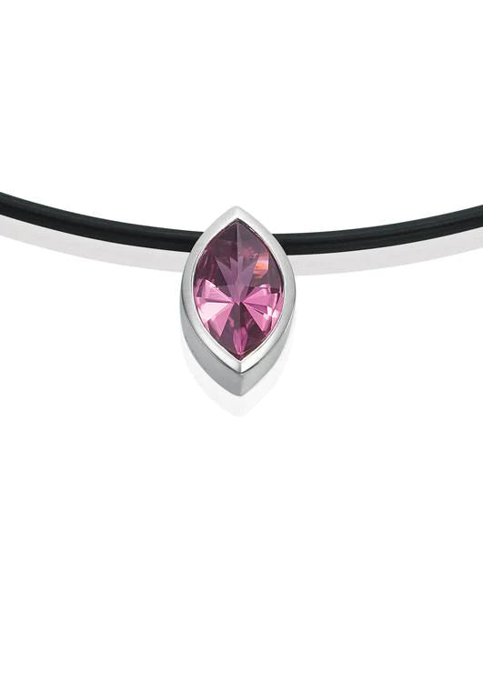 Marquis shaped Pink Tourmaline Pendant